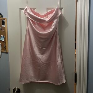 sincerely jules strapless satin dress